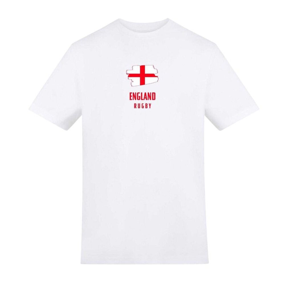 AWD Unisex Adult Fan England Rugby T-Shirt / Flag Red